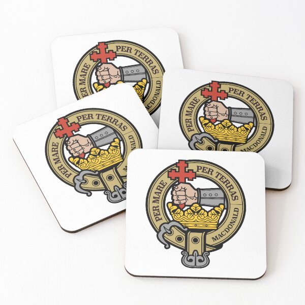 Item preview, MacDonald Clan Crest - Per Mare Per Terras designed and sold by Jodify.