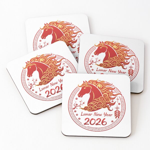 Item preview, Year of the Horse 2026 – Chinese New Year Lunar Festival Artwork designed and sold by Inkvado.