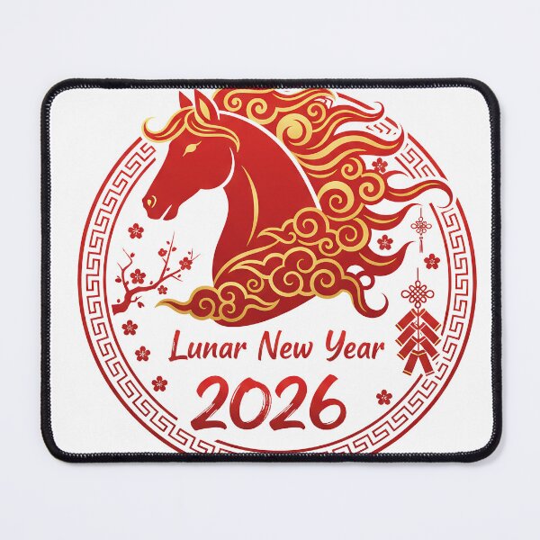 Item preview, Year of the Horse 2026 – Chinese New Year Lunar Festival Artwork designed and sold by Inkvado.