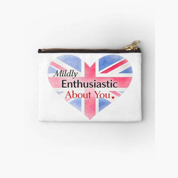 Item preview, Valentine's Day - Mildly Enthusiastic About You. British Flag designed and sold by PyxieZen.