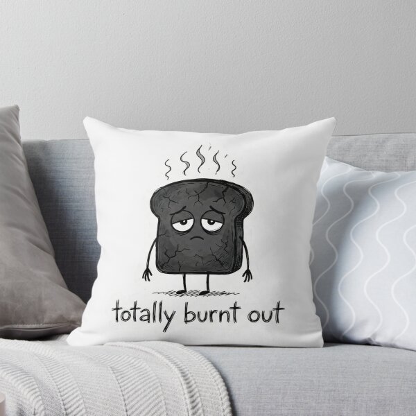 Item preview, Totally Burnt Out Cute Sad Toast Character designed and sold by simonbluevski.