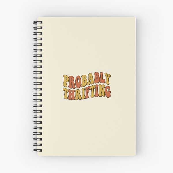 Item preview, Probably Thrifting - Retro 70s Vintage Aesthetic Quote designed and sold by Vintage Vibe Studio.