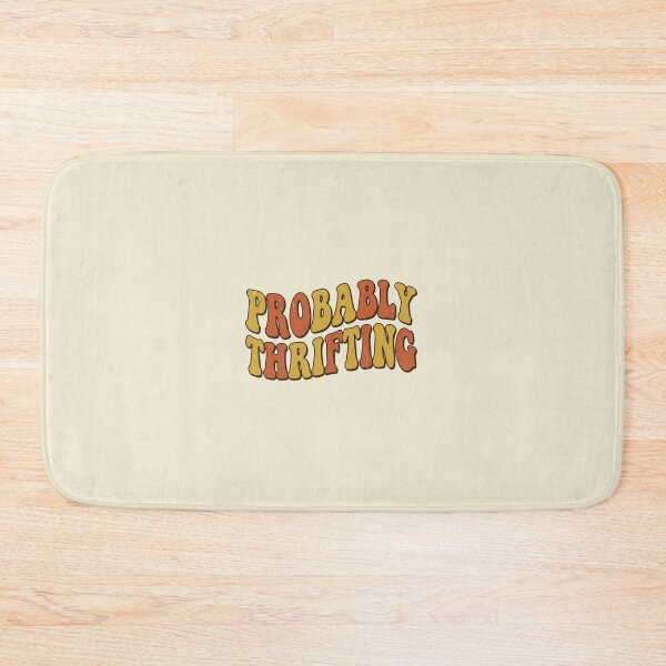 Item preview, Probably Thrifting - Retro 70s Vintage Aesthetic Quote designed and sold by Vintage Vibe Studio.