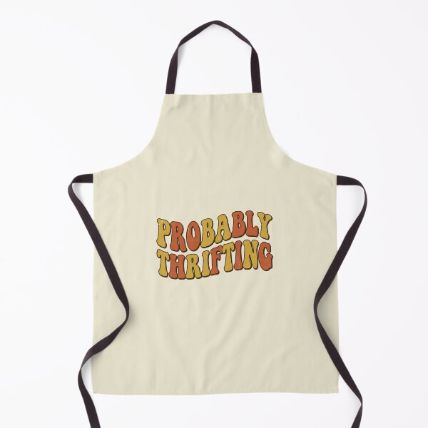 Item preview, Probably Thrifting - Retro 70s Vintage Aesthetic Quote designed and sold by Vintage Vibe Studio.