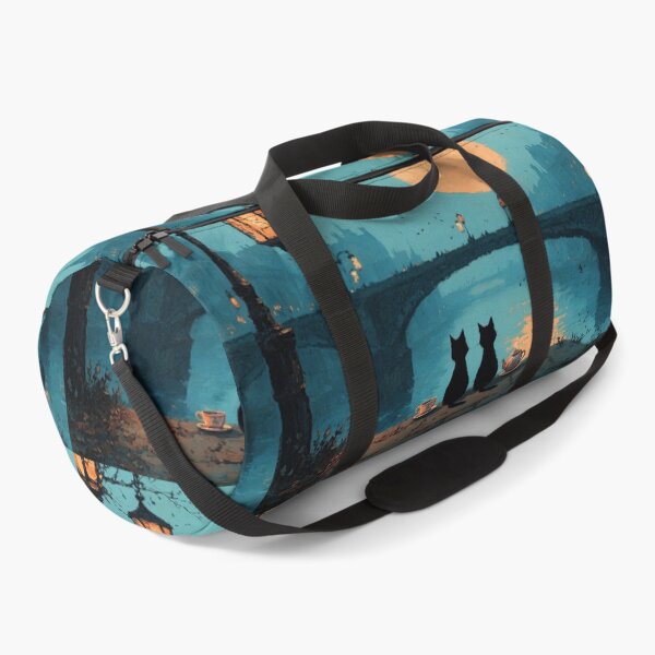 Item preview, Cats on a bridge under moonlight designed and sold by Erika Kaisersot.