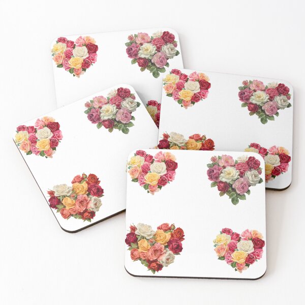 Item preview, Flower heart bouquets designed and sold by MendaciousMina.