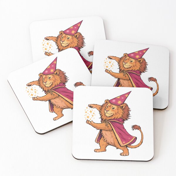 Item preview, Wizard Lion – Magical Fantasy Animal Illustration designed and sold by Senkov.