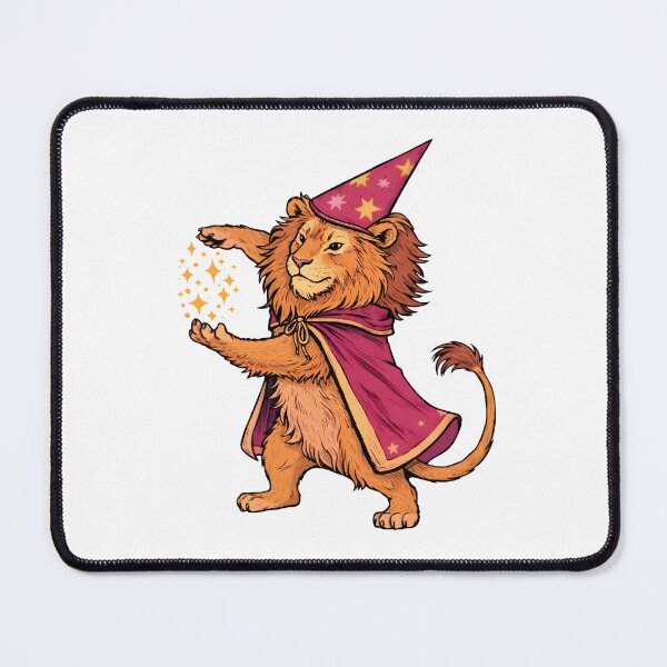 Item preview, Wizard Lion – Magical Fantasy Animal Illustration designed and sold by Senkov.