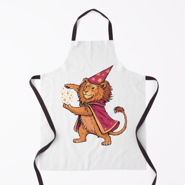 Item preview, Wizard Lion – Magical Fantasy Animal Illustration designed and sold by Senkov.