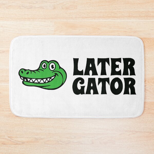 Item preview, Later Gator – Trendy Retro Sticker | Fun Goodbye, Alligator, Pop Culture designed and sold by RedStreamStudio.