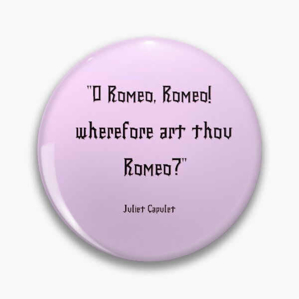 Item preview, Romeo Romeo wherefore art thou Romeo designed and sold by GemimaRosaArt.