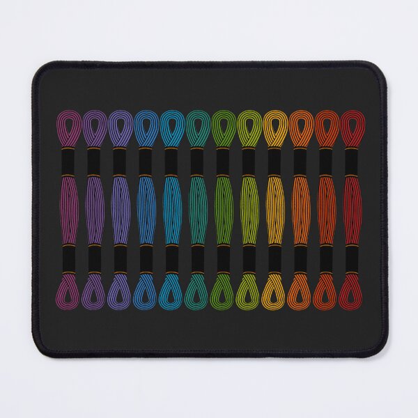 Item preview, Dark Rainbow Embroidery Cross Stitch Floss Skeins designed and sold by GranniePanties.