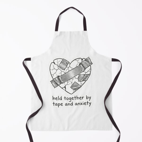 Item preview, Held Together By Tape And Anxiety Broken Heart designed and sold by simonbluevski.