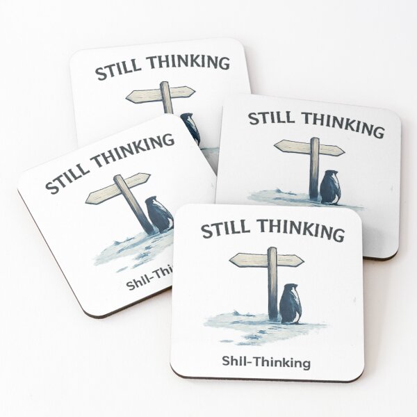 Item preview, still Thinking - Penguin designed and sold by mj200.