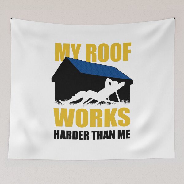 Item preview, My roof works harder than me - Photovoltaic, Solar designed and sold by Halfstone.