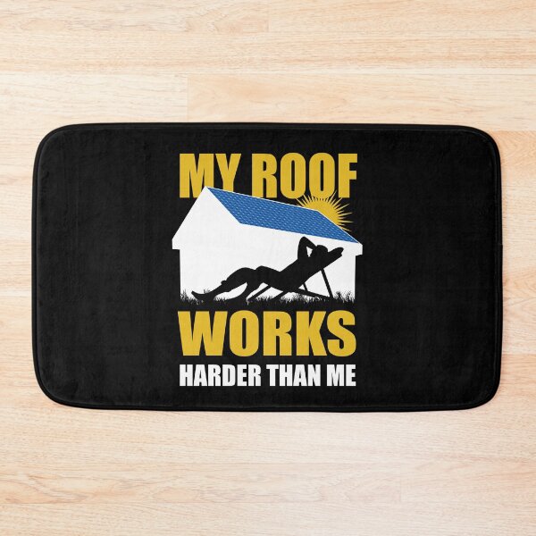 Item preview, My roof works harder than me - Photovoltaic, Solar designed and sold by Halfstone.