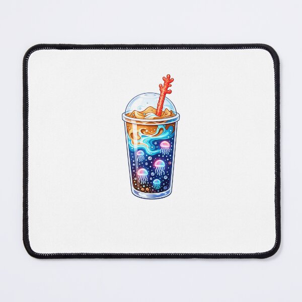 Item preview, Aquarium Iced Coffee with Jellyfish designed and sold by astahnltv.