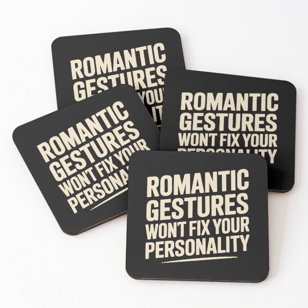 Item preview, Romantic Gestures Won’t Fix Your Personality – Brutal Valentine Shirt designed and sold by Karlas-things.