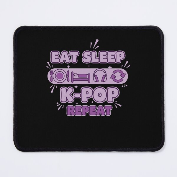 Item preview, Eat Sleep K-Pop Repeat Korean Music Kpop Fans Love designed and sold by LuminOrb.