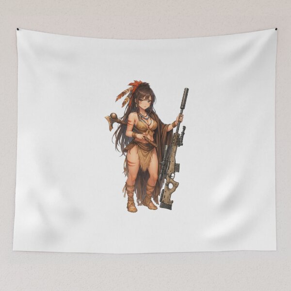 Item preview, Gun of Native American designed and sold by RAWLIFEGRAPHIC.