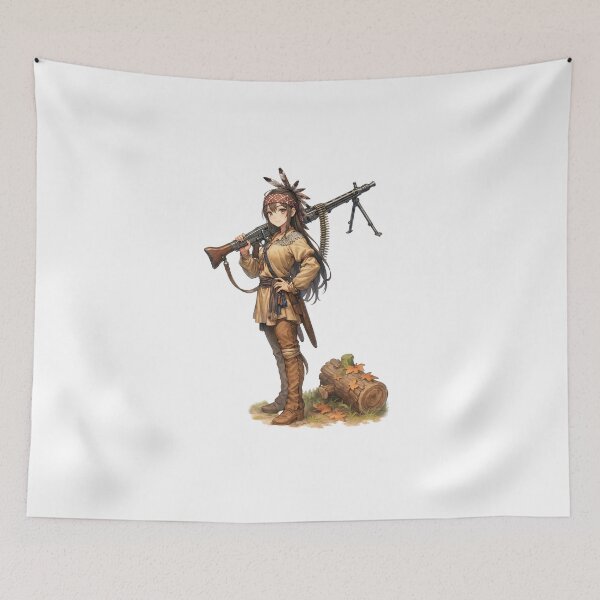 Item preview, Gun of Native American designed and sold by RAWLIFEGRAPHIC.