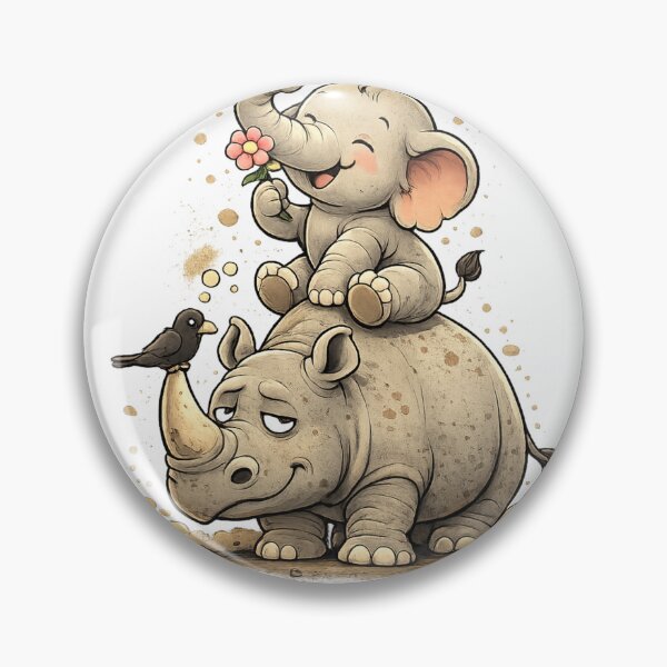 Item preview, elephant and rhino designed and sold by vikramrachala.