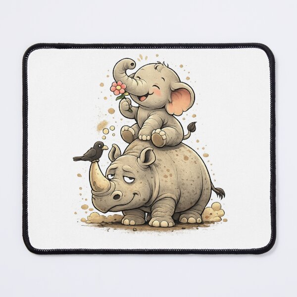 Item preview, elephant and rhino designed and sold by vikramrachala.