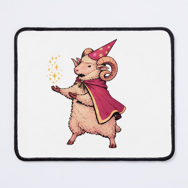 Item preview, Magic Ram Wizard Illustration designed and sold by Senkov.