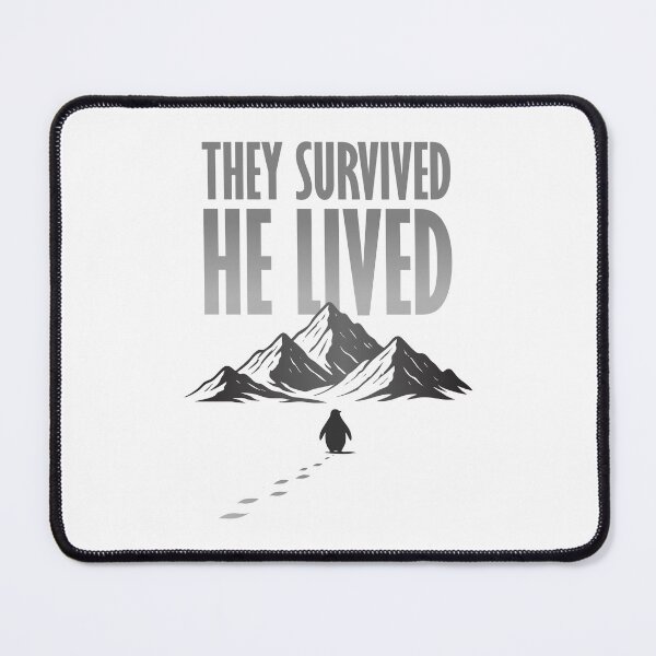 Item preview, Nihilist Penguin Journey – They Survived He Lived designed and sold by AxisTheory.