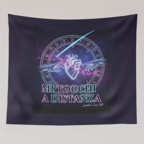 Item preview, “You Touch Me From Afar – Cosmic Heart” designed and sold by Lunatick & Cuore Folle .