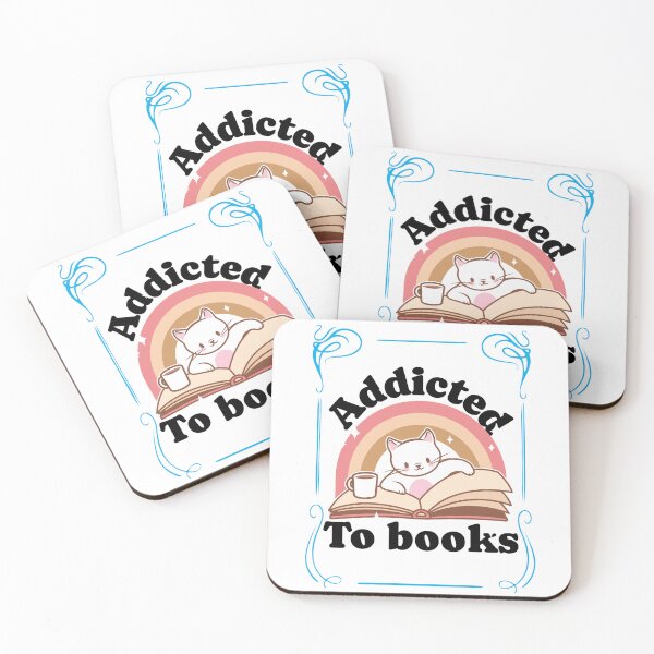 Item preview, Addicted to Books cat reading T-Shirt | booklover graphic tee  | Funny Book Lover Gift | Cozy Reader Aesthetic designed and sold by rvanderveken.
