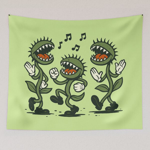 Item preview, Dancing Venus Flytraps designed and sold by Ghost on Toast.