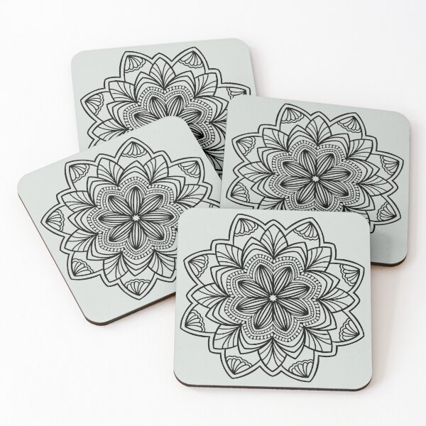 Item preview, Sage Floral Mandala designed and sold by Blooming Cozy Creation.