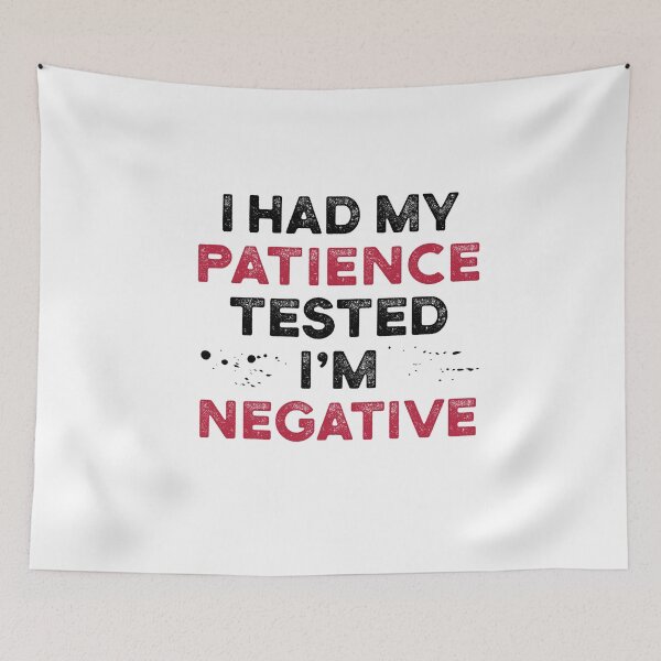 Item preview, I had my patience tested - I'm negative designed and sold by Halfstone.