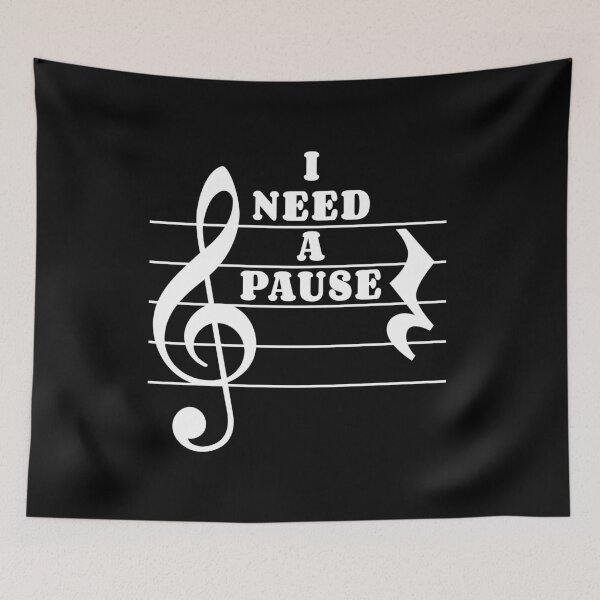 Item preview, Musician - I need a pause, pause sign designed and sold by Halfstone.