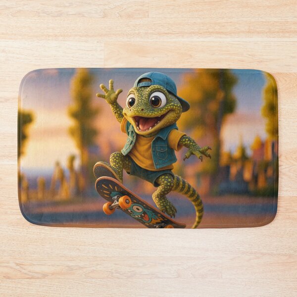 Item preview, Skater Nile Monitor designed and sold by Sillytoe.