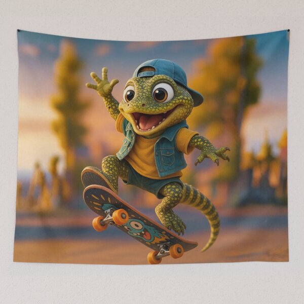 Item preview, Skater Nile Monitor designed and sold by Sillytoe.