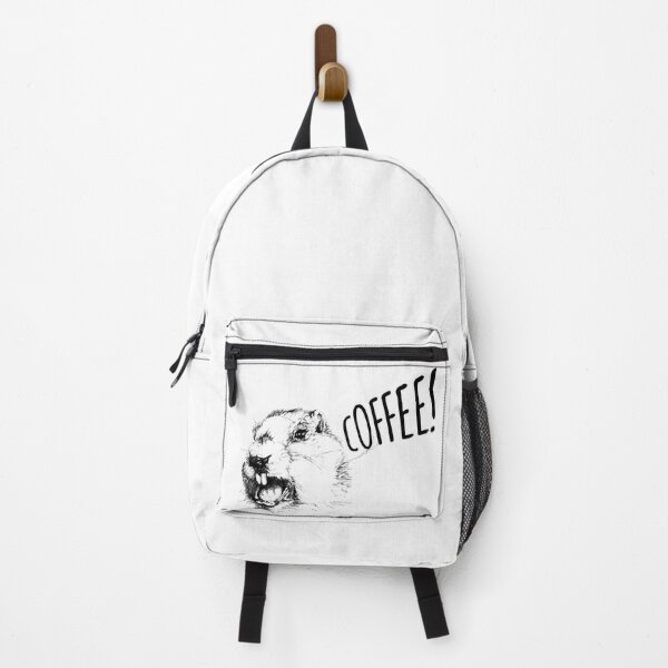 Item preview, Funny Screaming Marmot Needs Coffee Sketch designed and sold by Latikshop.