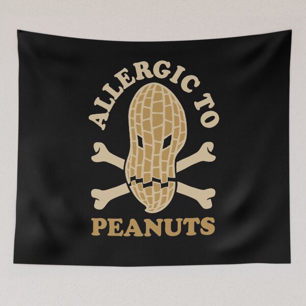 Item preview, Allergic to peanuts - Peanut allergy designed and sold by Halfstone.