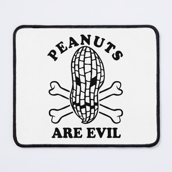 Item preview, Peanuts are evil - Peanut allergy designed and sold by Halfstone.