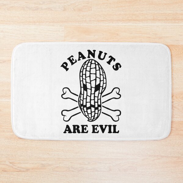 Item preview, Peanuts are evil - Peanut allergy designed and sold by Halfstone.