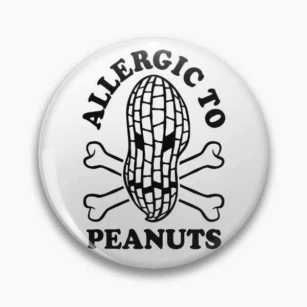 Item preview, Allergic to peanuts - Peanut allergy designed and sold by Halfstone.