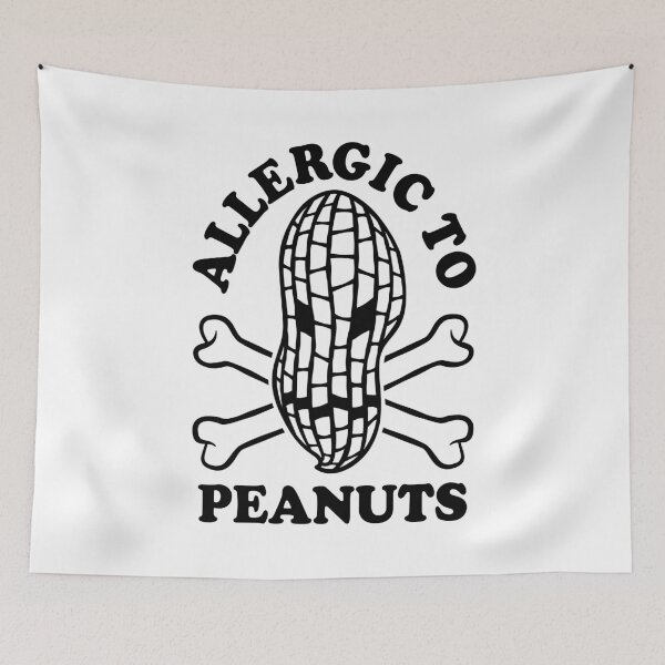 Item preview, Allergic to peanuts - Peanut allergy designed and sold by Halfstone.