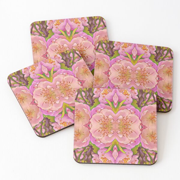 Item preview, Cherry Pink and Apple Blossom  designed and sold by oh-bi-me.