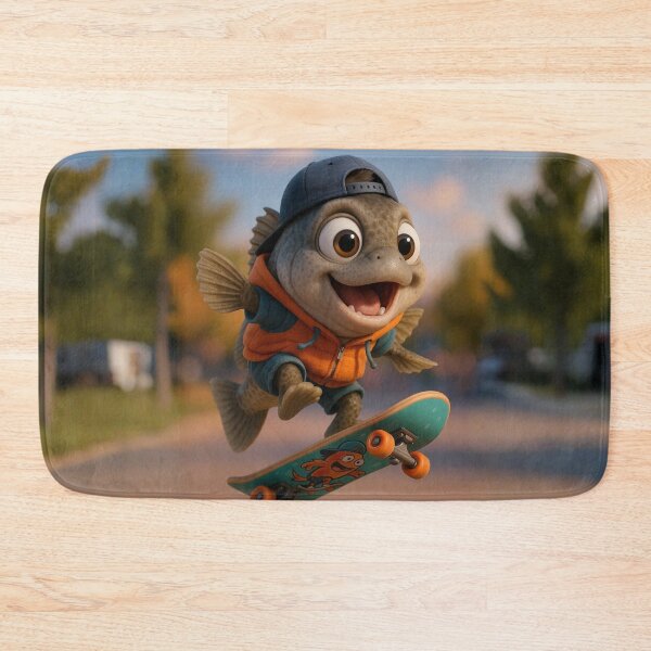 Item preview, Skater Nile Perch designed and sold by Sillytoe.