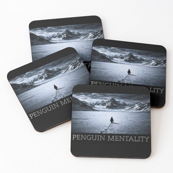 Item preview, Penguin Mentality - Walking Towards the Mountains designed and sold by lexthelord.