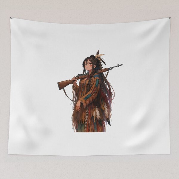 Item preview, Gun of Native American designed and sold by RAWLIFEGRAPHIC.
