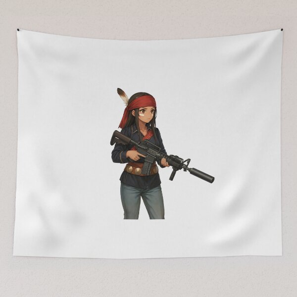 Item preview, Gun of Native American designed and sold by RAWLIFEGRAPHIC.