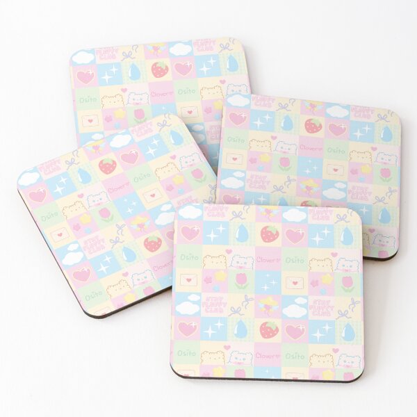 Item preview, Stay Fluffy Club Kawaii Quilt Pattern designed and sold by GlitterBones.