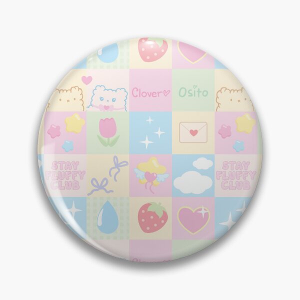 Item preview, Stay Fluffy Club Kawaii Quilt Pattern designed and sold by GlitterBones.